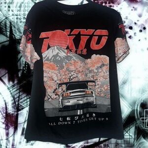 Tokyo Graphic Black T-Shirt